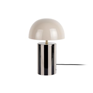 Leitmotiv tafellamp rayado black & warm grey