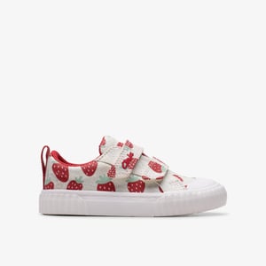Foxing Fraise Toddler Cotton Metallic Shoes
