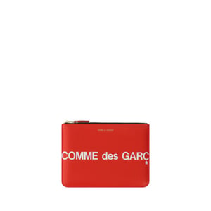 Comme Des Garçons Flerfärgad Kalvskinn Bos Taurus Plånbok