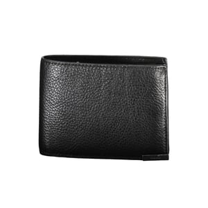 Calvin Klein Svart Läder Plånbok för Män