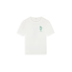 Pure Path Embroidered vase t-shirt