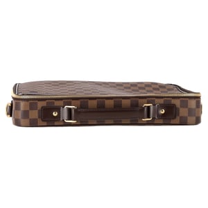 Louis Vuitton Porte Ordinateur Sabana Damier Laptop Bag in Brown Coated Canvas
