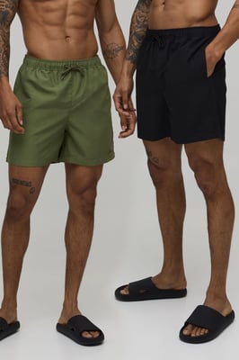 2 Pack Mid Length BM Autograph Swim Short