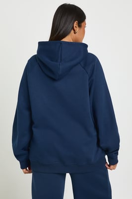 Plus Core Basic Raglan Seam Oversized Hoodie