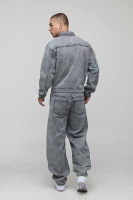 Long Sleeve Relaxed Fit Cargo Boilersuit