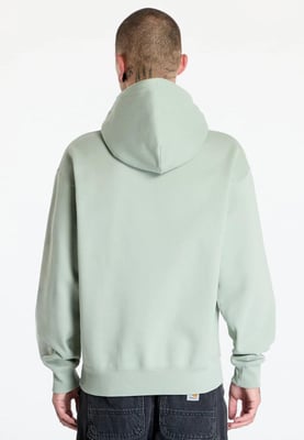 Nike Solo Swoosh Mens Fleece Pullover Hoodie in Jade Green