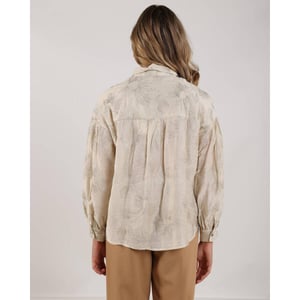 Nukus Nola blouse embroidery ecru dessin