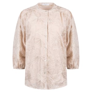 Nukus Nks02208 9 lynn blouse embroidery sand