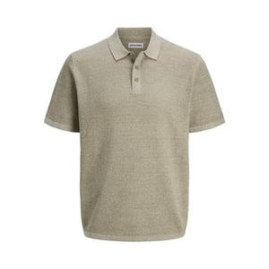 Jack & Jones Jjegeorge knit polo ss sn zand