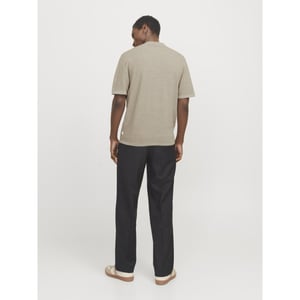 Jack & Jones Jjegeorge knit polo ss sn zand