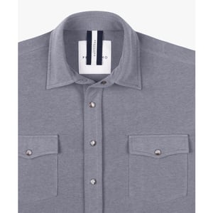 Profuomo overshirt western ppxf10001i m2 mid blue