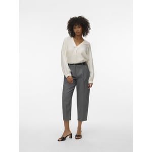 Vero Moda vmurli v-neck ls top wvn ga 10338835 cloud dancer