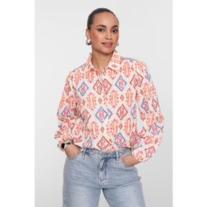 Geisha blouse 63220-20 422 light pink/chambray