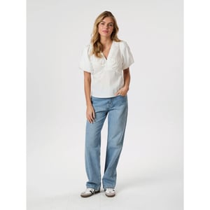Neo Noir irina poplin blouse 162219 120 white