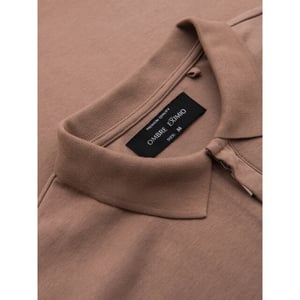 Ombre Eimio heren poloshirt - met ritsje
