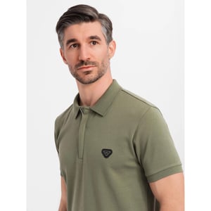 Ombre Eximio heren poloshirt - met ritsje