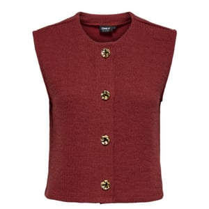 Only Onlvicki button vest swt