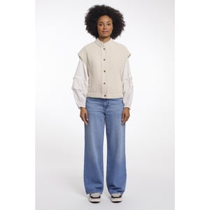Rino & Pelle Boxy waistcoat off-white
