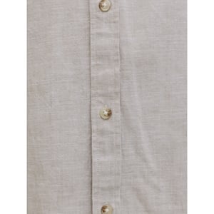 Jack & Jones Jjesummer linen blend shirt ls sn zand