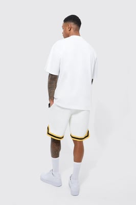 Oversized Ofcl Basketball T-shirt And Short Set