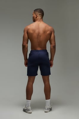 Man Active Zip Pockets Stretch 7inch Gym Short