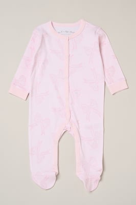 5-Piece Bow Print All in One Baby Gift Set
