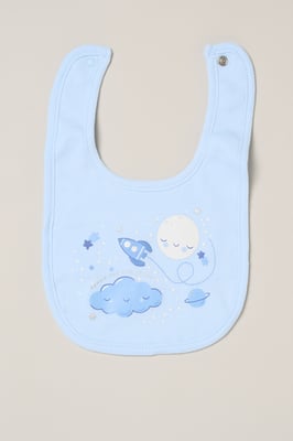 5-Piece Rocket Print All in One Baby Gift Set