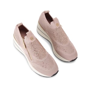 Carvela High Rise Zip Knit Sneakers