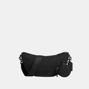 Hall Soft Sling Bag In Signature Jacquard