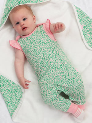 Kite Clothing Dinky Ditsy Dungarees Mint