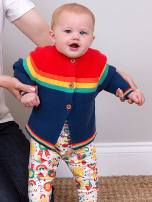 Kite Clothing My First Cardi Rainbow