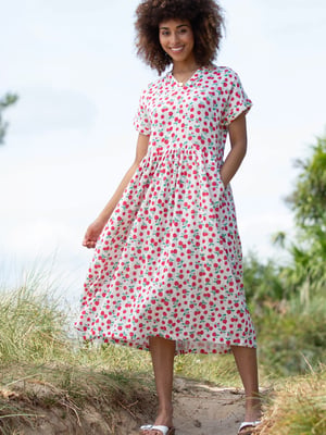 Kite Clothing Everley Muslin Dress Raspberry