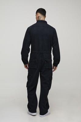 Tall Oversized Denim Boilersuit