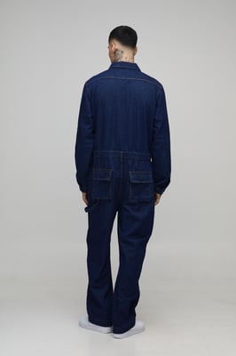 Tall Contrast Stitch Relaxed Fit Boilersuit