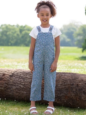 Kite Clothing Dinky Ditsy Dungarees Navy