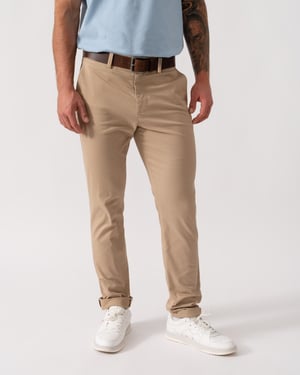 Slim Fit Chinos in Tan