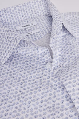 Slim Fit Dandelion Print Shirt