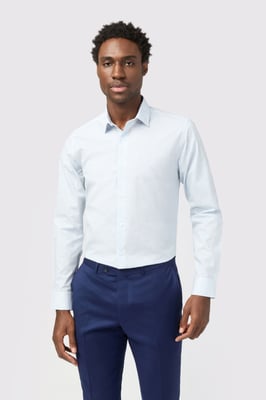 Slim Fit Leaf Print Shirt