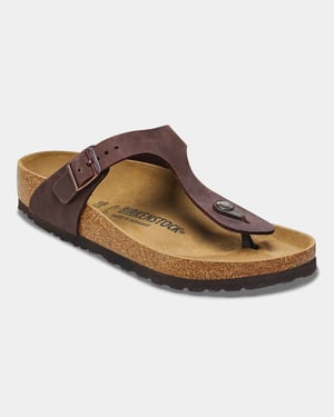 Gizeh Sandals in Dark Brown