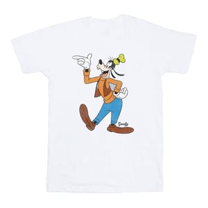 Disney Heren Klassiek Goofy T-Shirt (Wit)