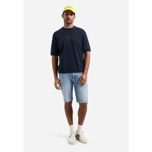 No Excess T-shirt crewneck solid heavy interl night
