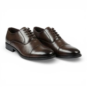 Herr Bruna Klassiska Oxford Formella Brogueskor med Hål och Snörning