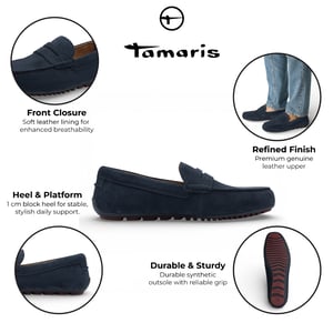 Tamaris Herr Bruna Mocka Mockasin Loafers Fritidsskor