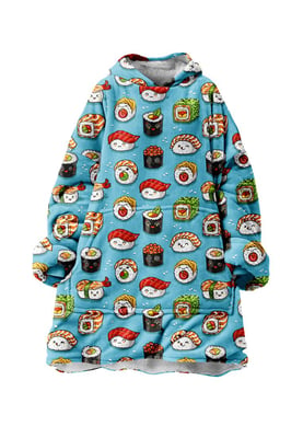 "Sushi Pattern" Knuffelhoodie