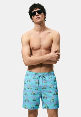 "Vespa Flamingo" Badshorts