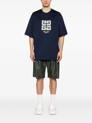 4G 1952 Embroidered Logo T-Shirt in Navy