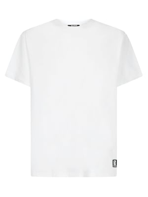 Back Logo Printed T-Shirt in White