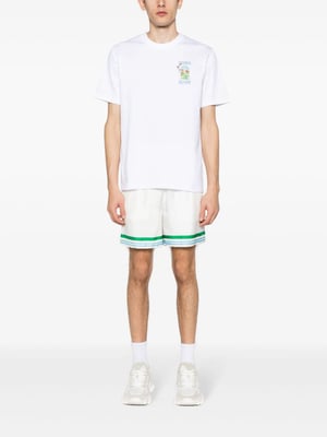 Le Jeu Colore Printed T-Shirt in White