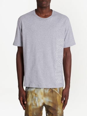Embossed Logo T-Shirt in Grey