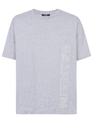 Embossed Logo T-Shirt in Grey
